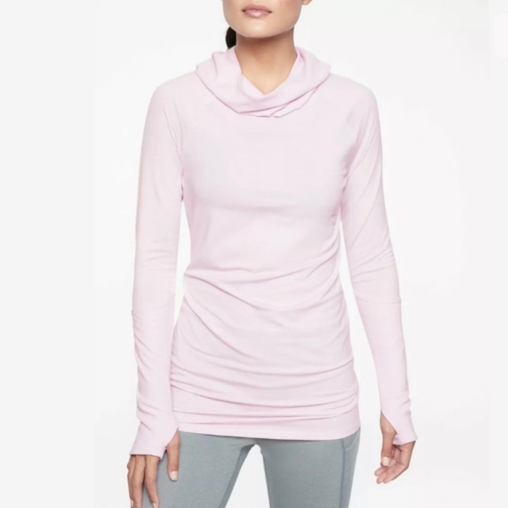 Athleta Lilac Essence Hooded Tunic